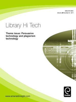 cover image of Library Hi Tech, Volume 29, Issue 4